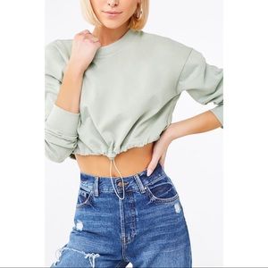 Cropped French Terry Sweatshirt 🎾